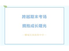 笔下生风，逐梦前行 —— 聊城实高期末考试进行时...